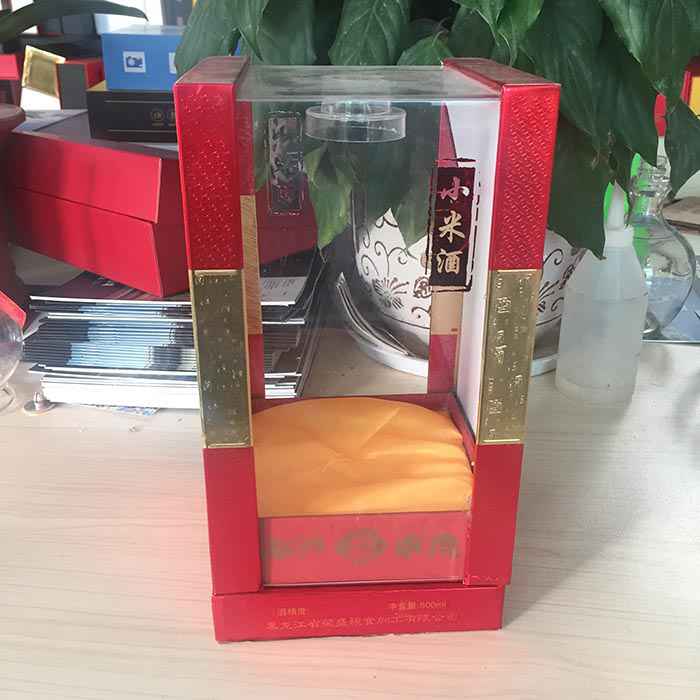 雙面透明酒盒新