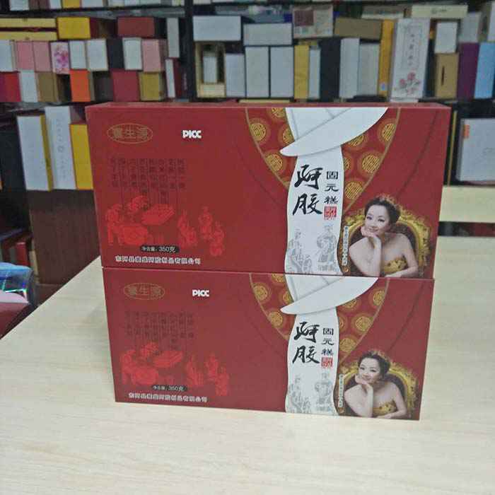 阿膠固元糕木盒
